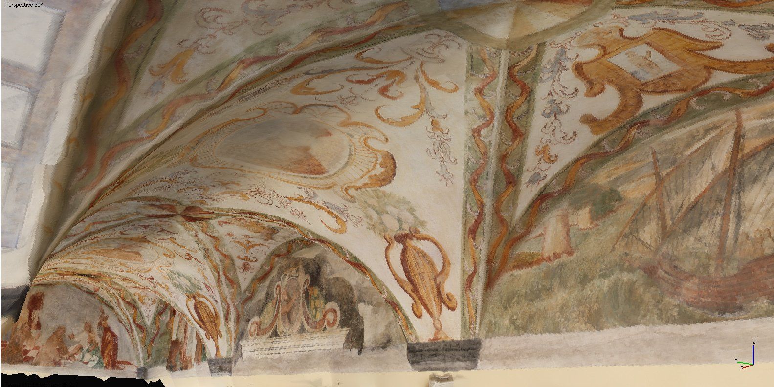 Particolare Chiostro San Francesco Recco