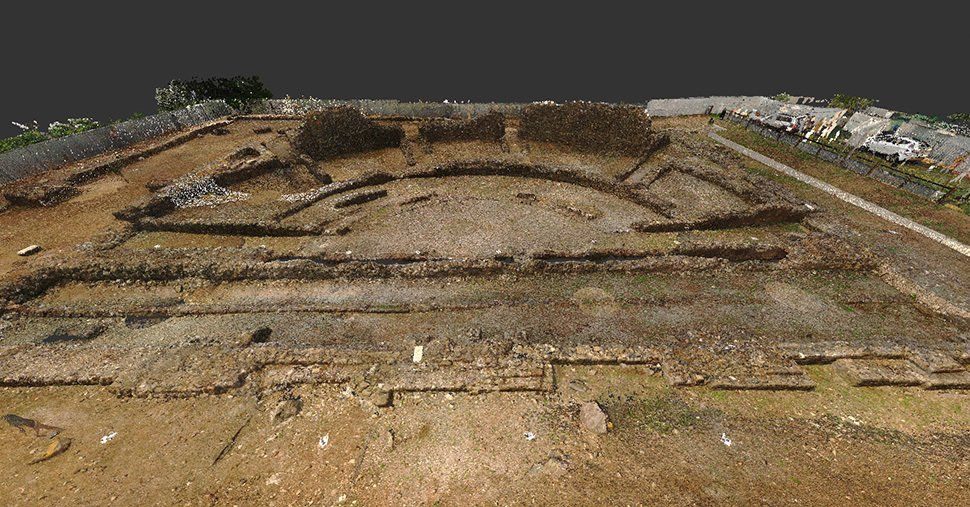 Rilievo Teatro romano di Luni