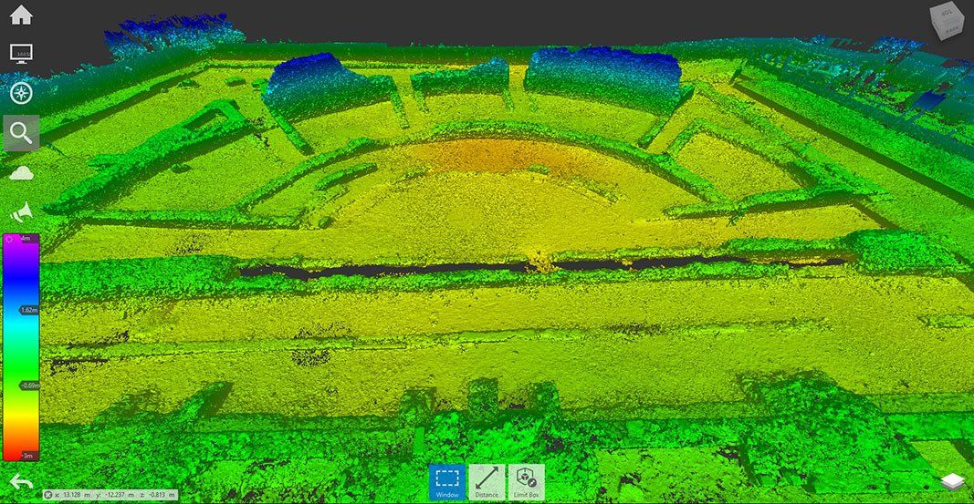 Rilievo Teatro romano di Luni