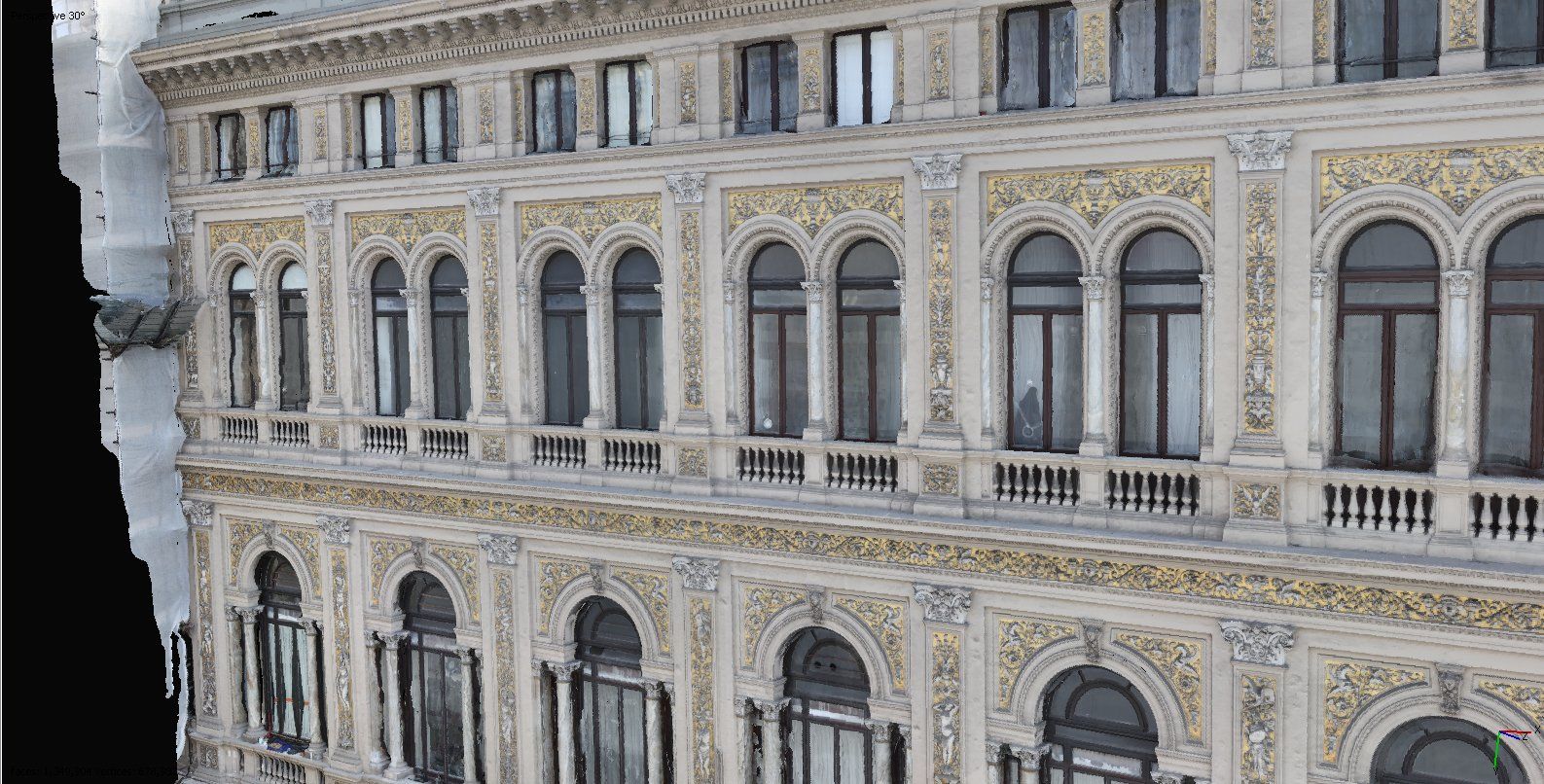 Rilievo Galleria Umberto I Napoli