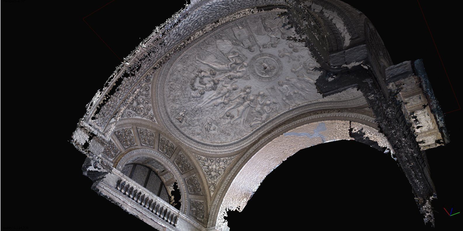 Rilievo Galleria Umberto I Napoli