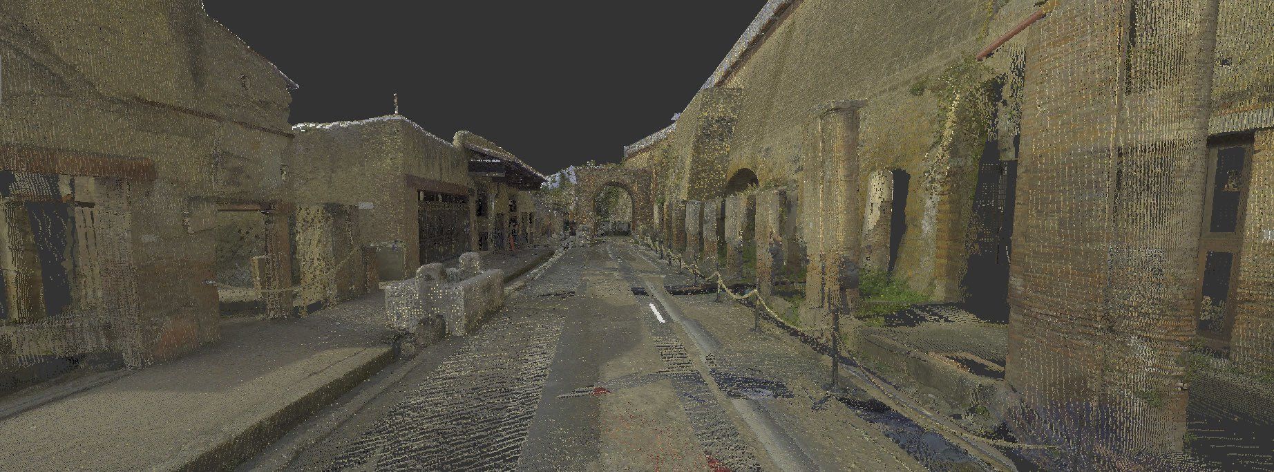 Rilievo Ercolano scavi