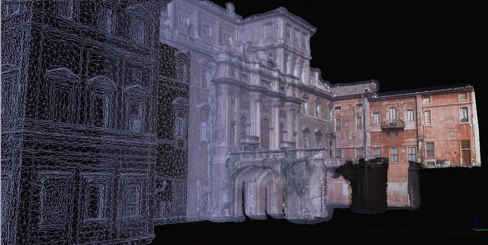 Rilievo Palazzo Barberini Roma