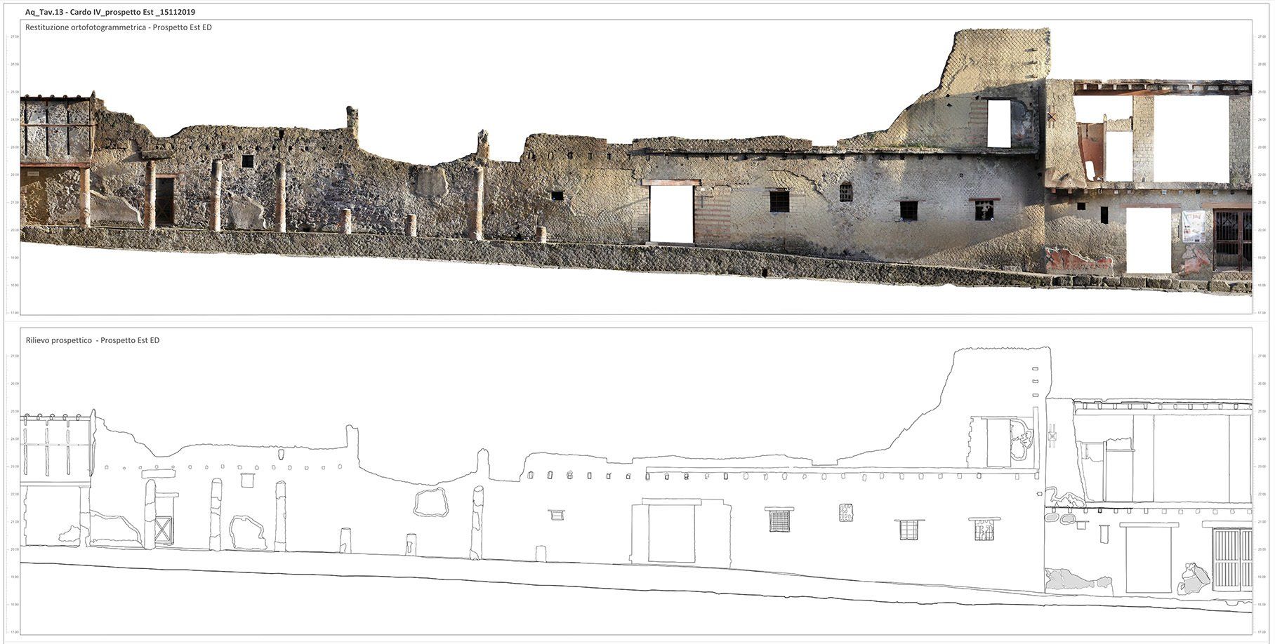 Rilievo Ercolano scavi
