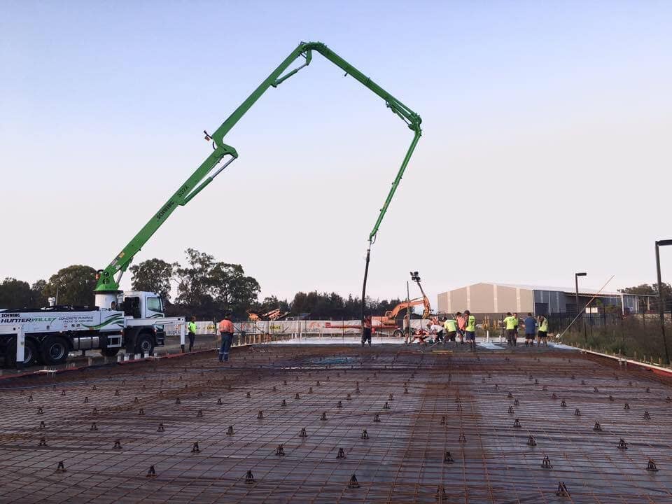 Industrial Project — Concreting in Tanilba Bay, NSW