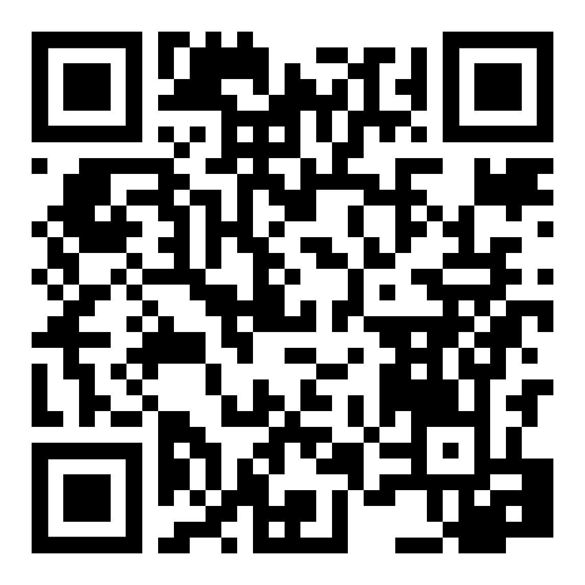 a black and white qr code on a white background .  | Downingtown, PA | Harvest Worship Center