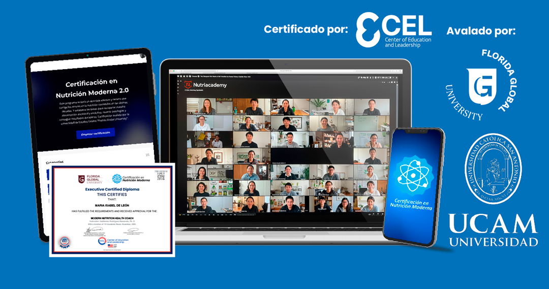 Una computadora portátil, una tableta, un teléfono y un libro están uno al lado del otro.