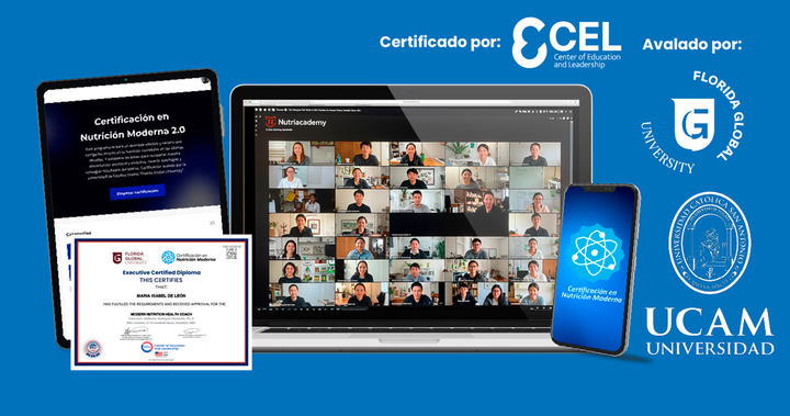 Una computadora portátil, una tableta, un teléfono y un libro están uno al lado del otro.