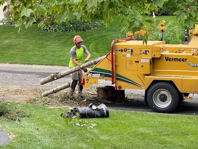 Wood Cutter Machine — Rogers, MN — A + A Tree Care Professionals