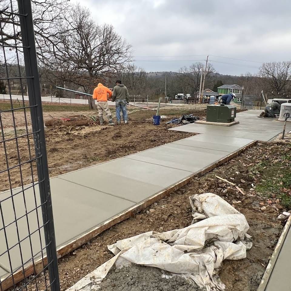 Concrete sidewalk — Tulsa, OK — Sosa Concrete LLC