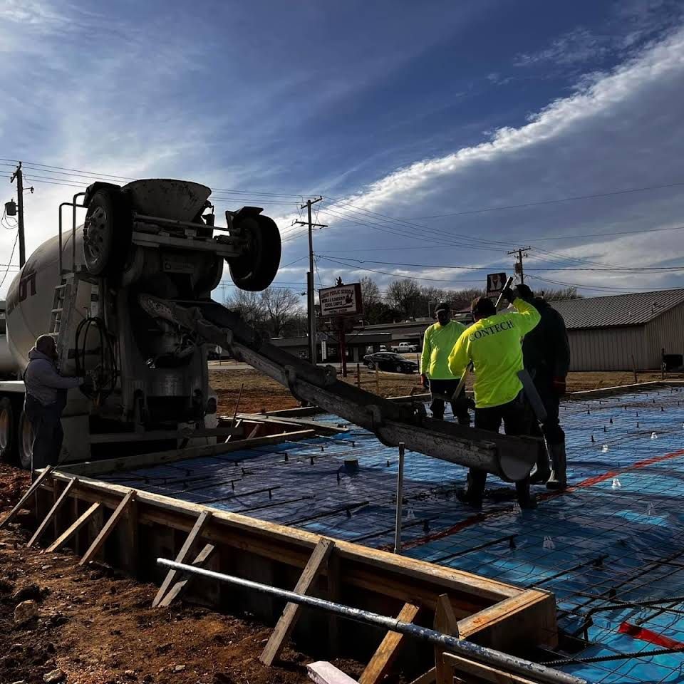 Concrete pouring — Tulsa, OK — Sosa Concrete LLC
