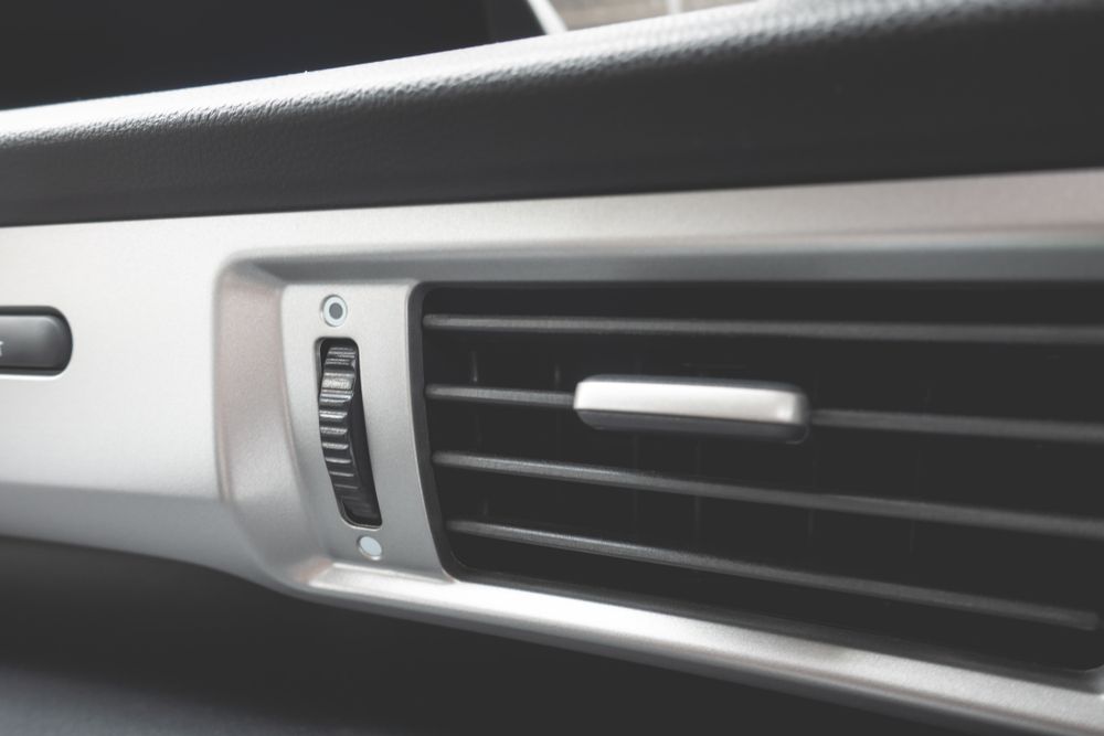 Car Dashboard Air Vent With Silver Trim — Fischer Automotive in Svensson Heights, QLD