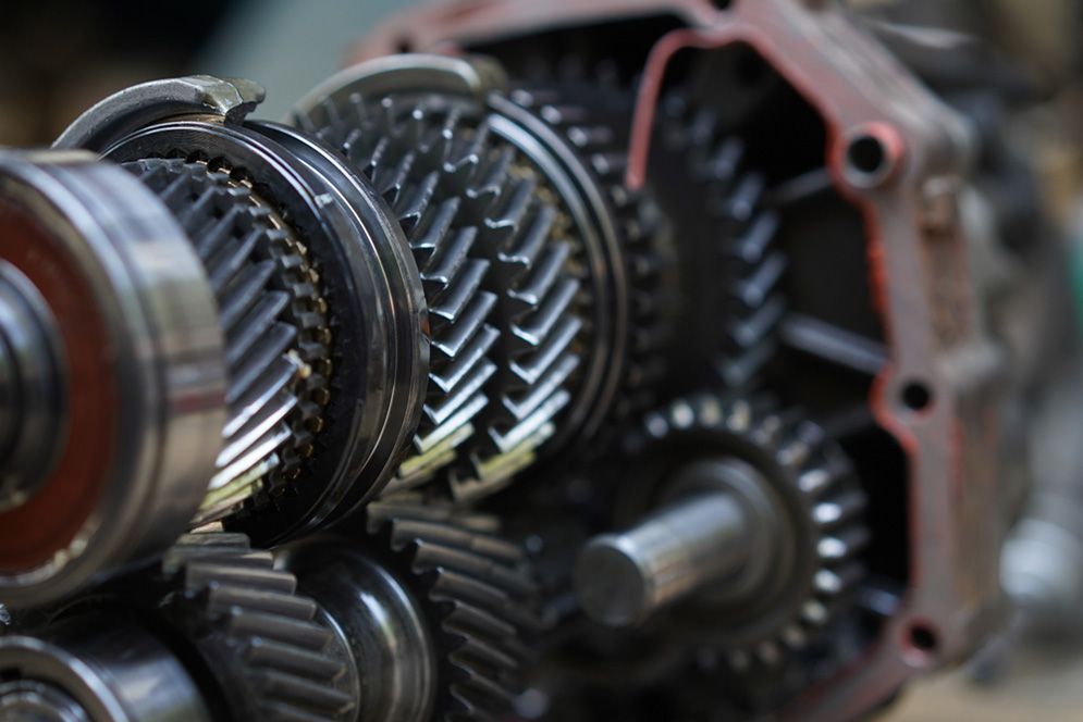 Close-up of Exposed Metal Gears — Fischer Automotive in Svensson Heights, QLD