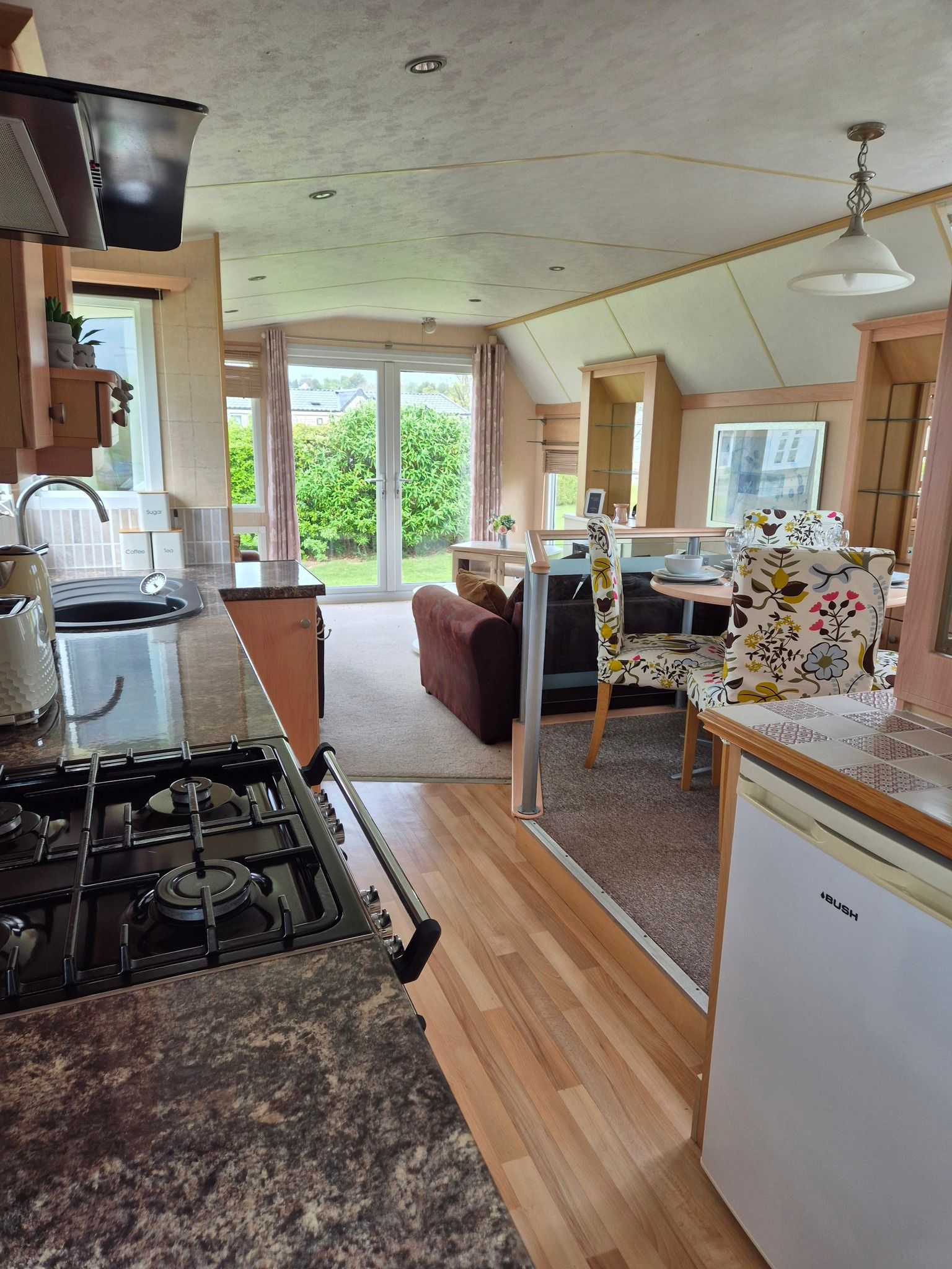 Open living space within a 2 bedroom Concept holiday home for sale by Cotswold Grange Country Park