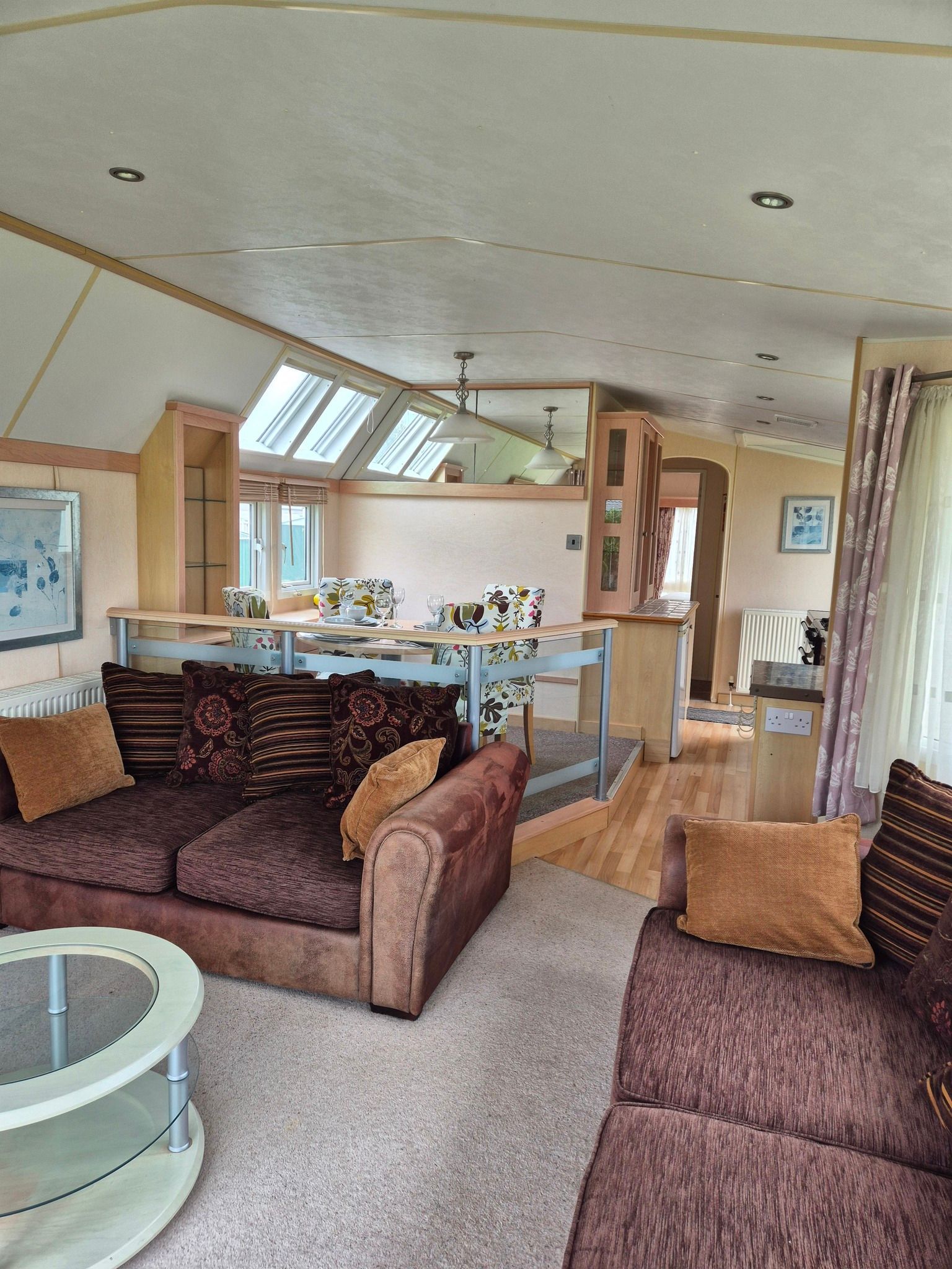 Open living space within a 2 bedroom Concept holiday home for sale by Cotswold Grange Country Park