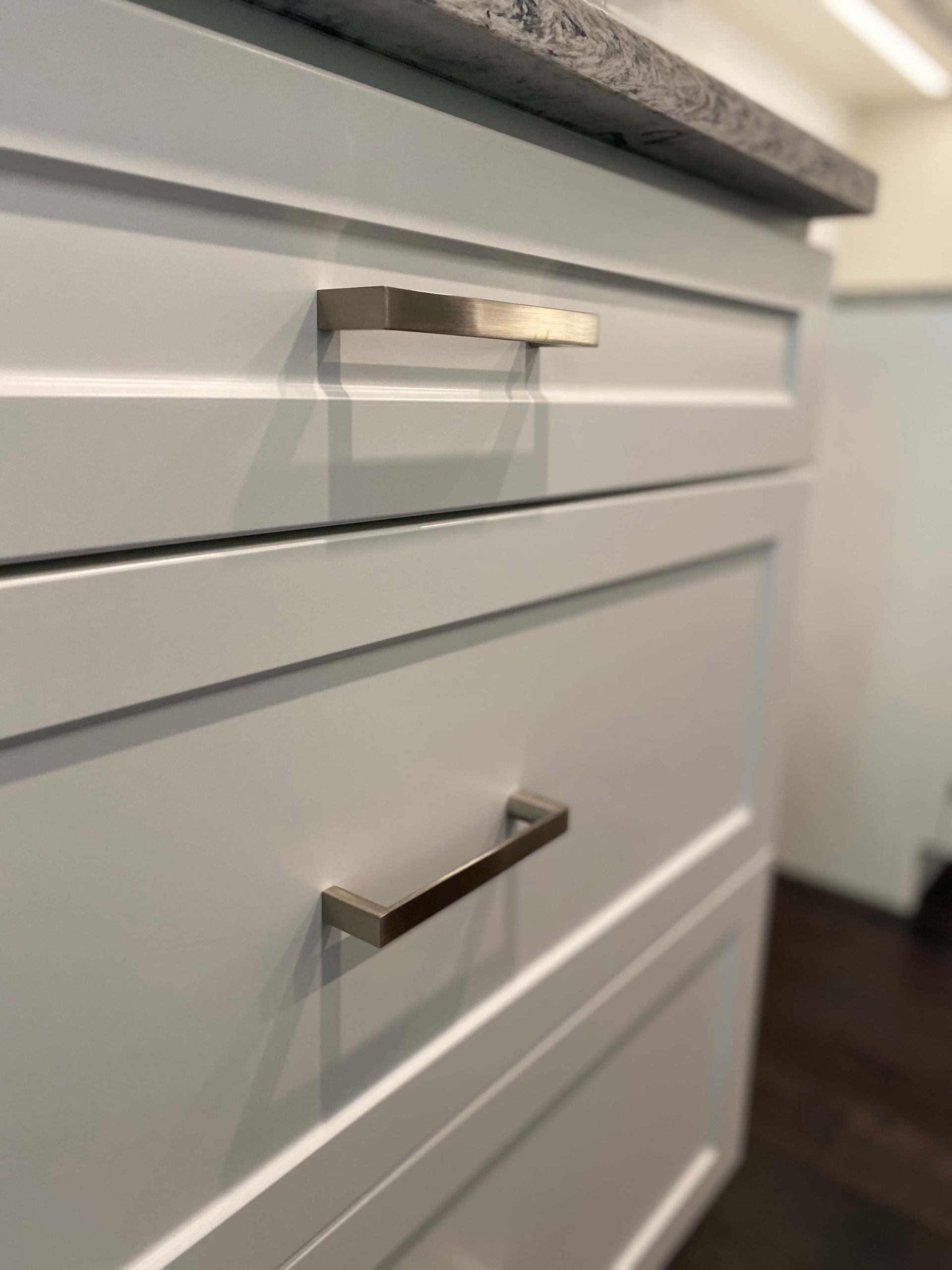 white kitchen drawer