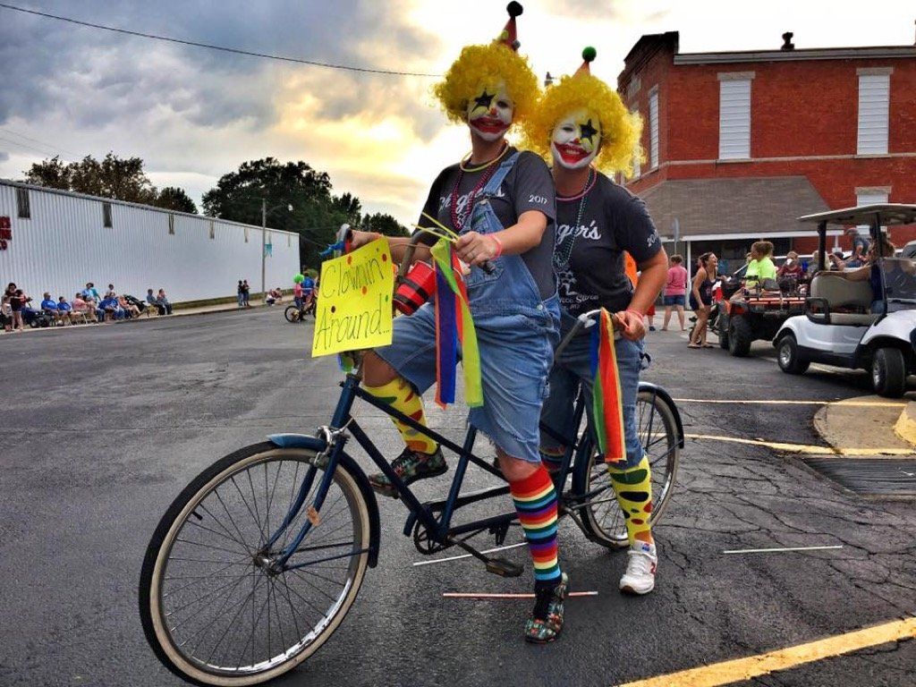 Sheldon Clowns Bicycle Built for Two-36