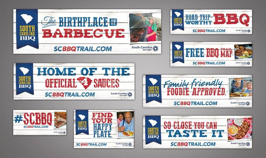 South Carolina BBQ advertisements. Themes: