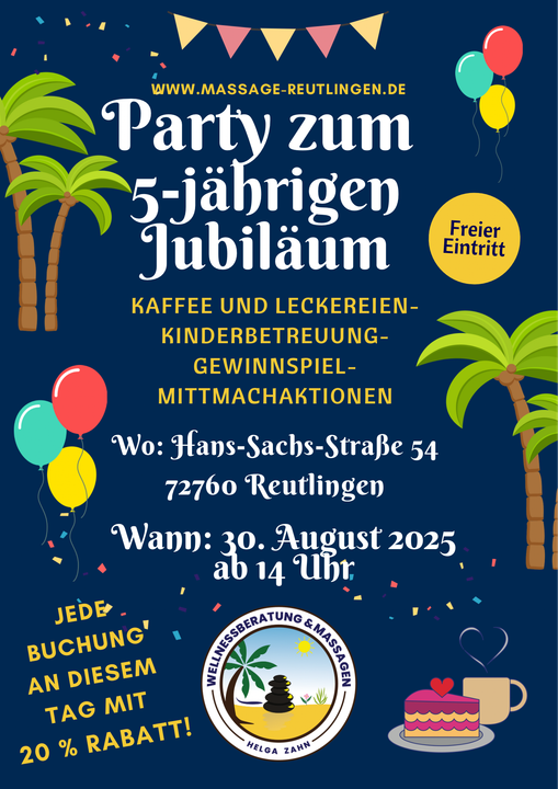 Einladung 5 jähriges Bestehen