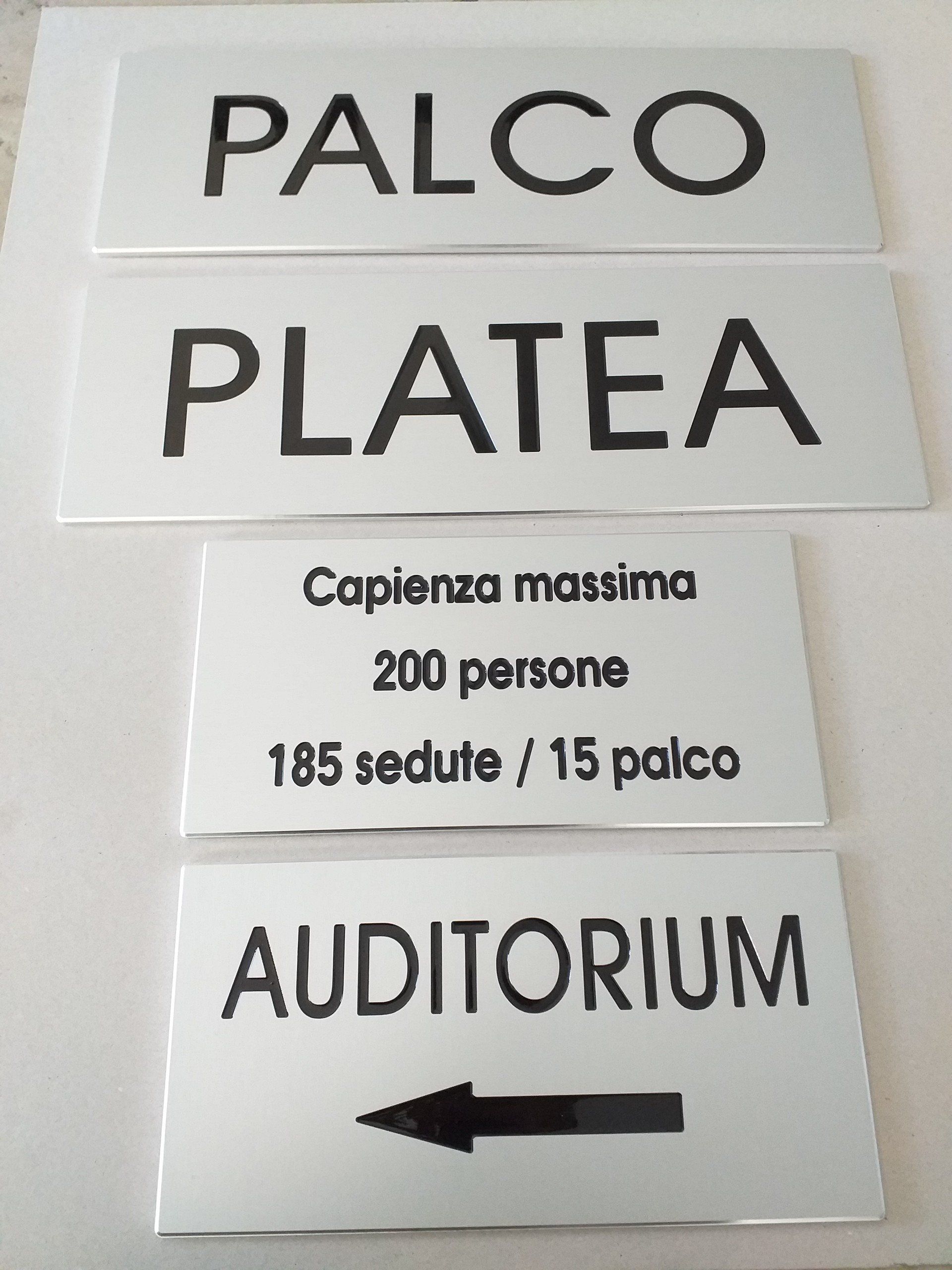 realizzazione targhe