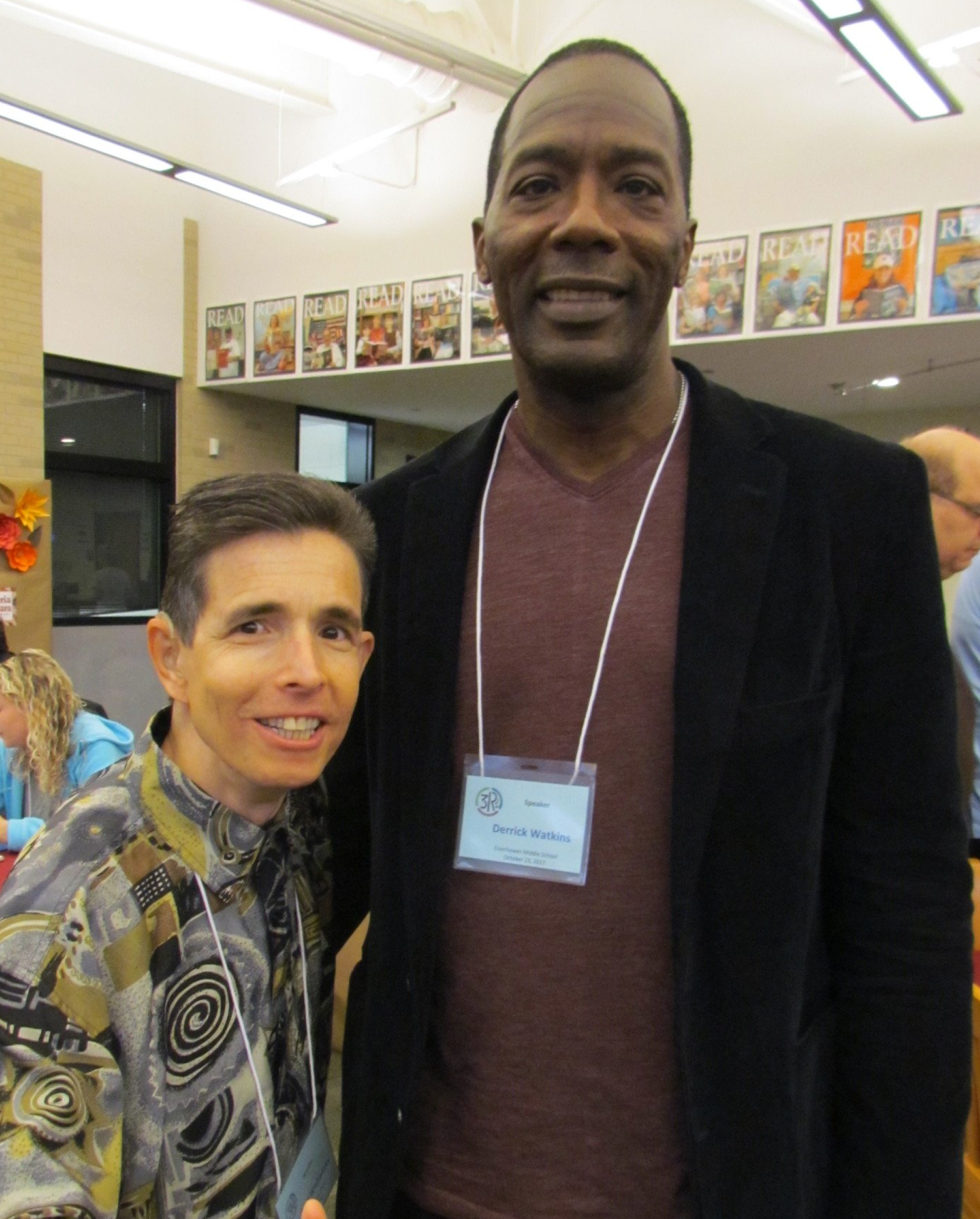 With my friend and role model Derrick Watkins.