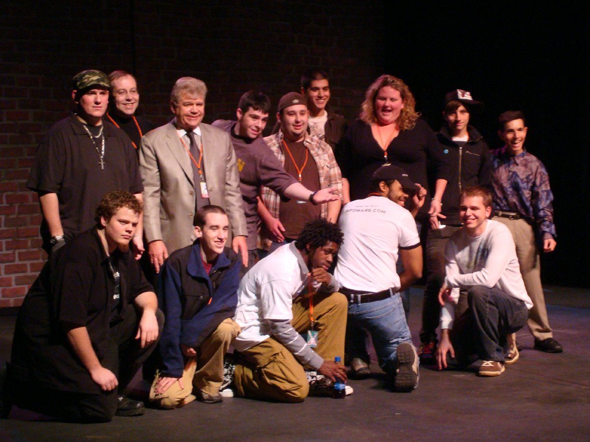 NJ King of Campus Comedy finalists (me on the right)