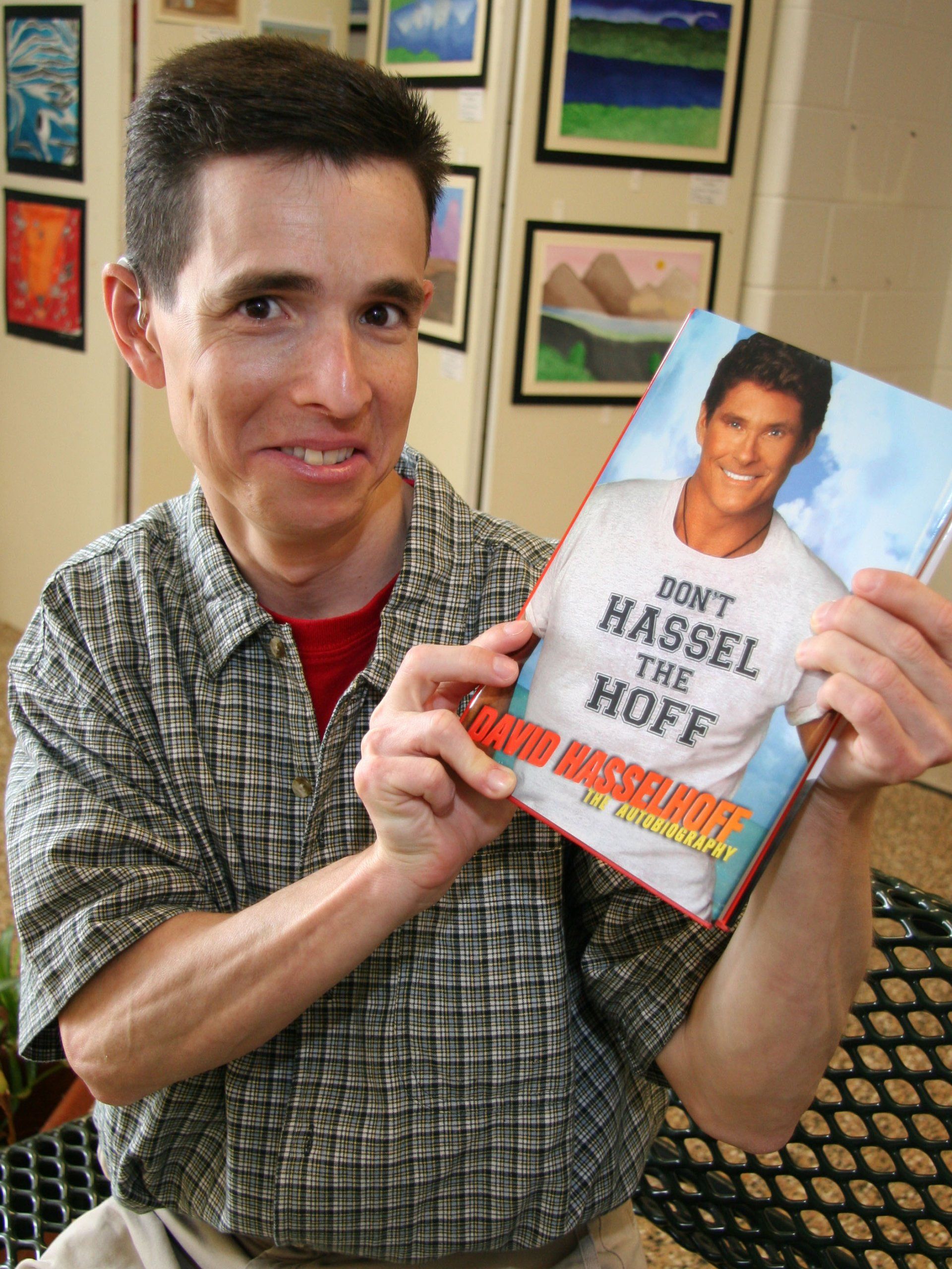 Paul published in David Hasselhoff's autobiography