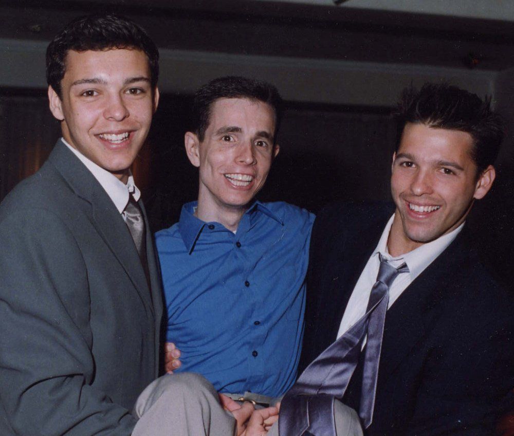 With my best friends Alex and Ian King.