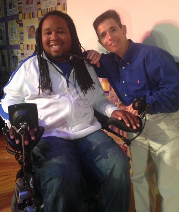 Inspiring fellow Rutgers graduate Eric LeGrand