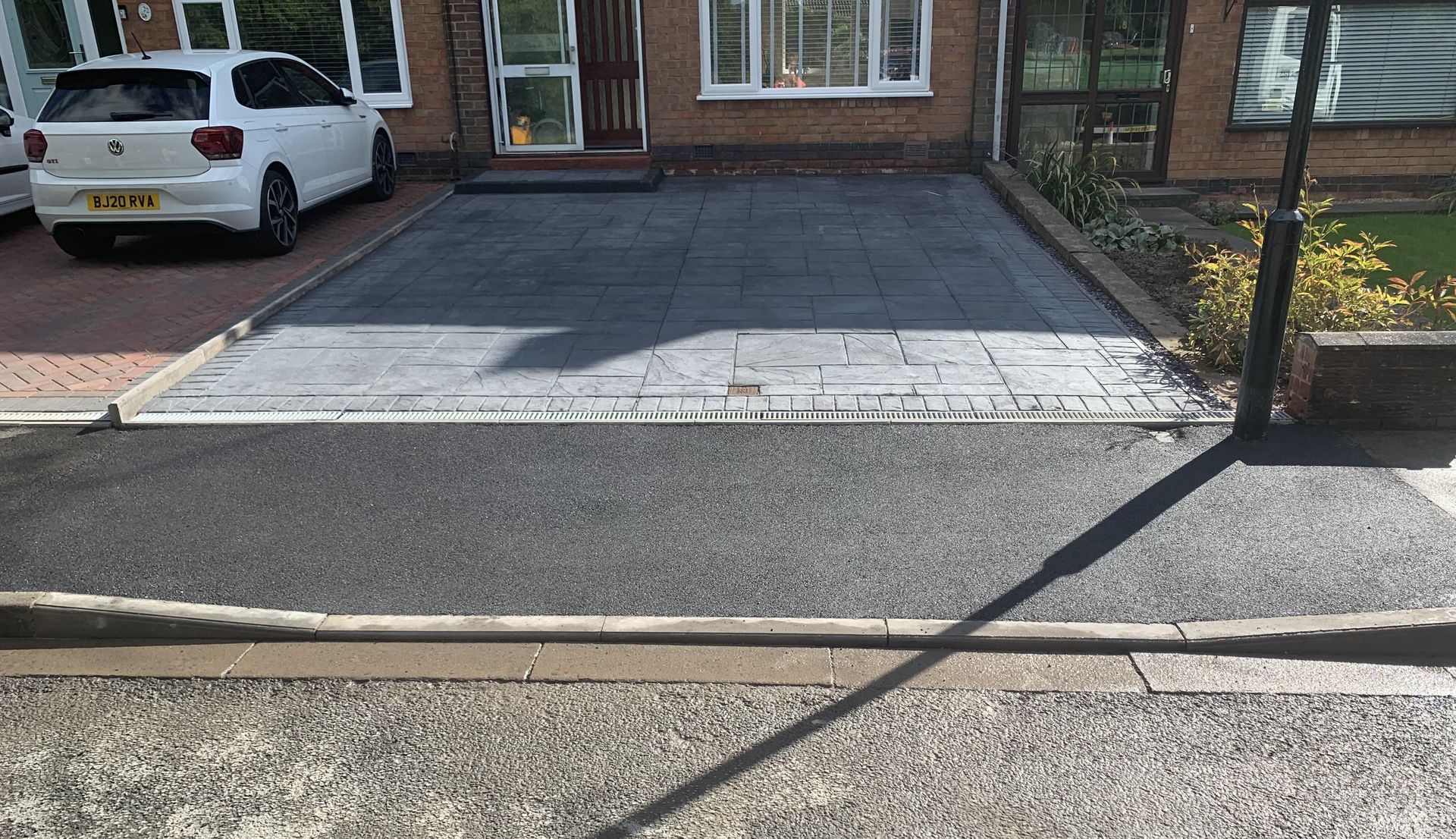 Imprinted Concrete Driveway & Dropped Kerb A1 Creative Driveways Coventry
