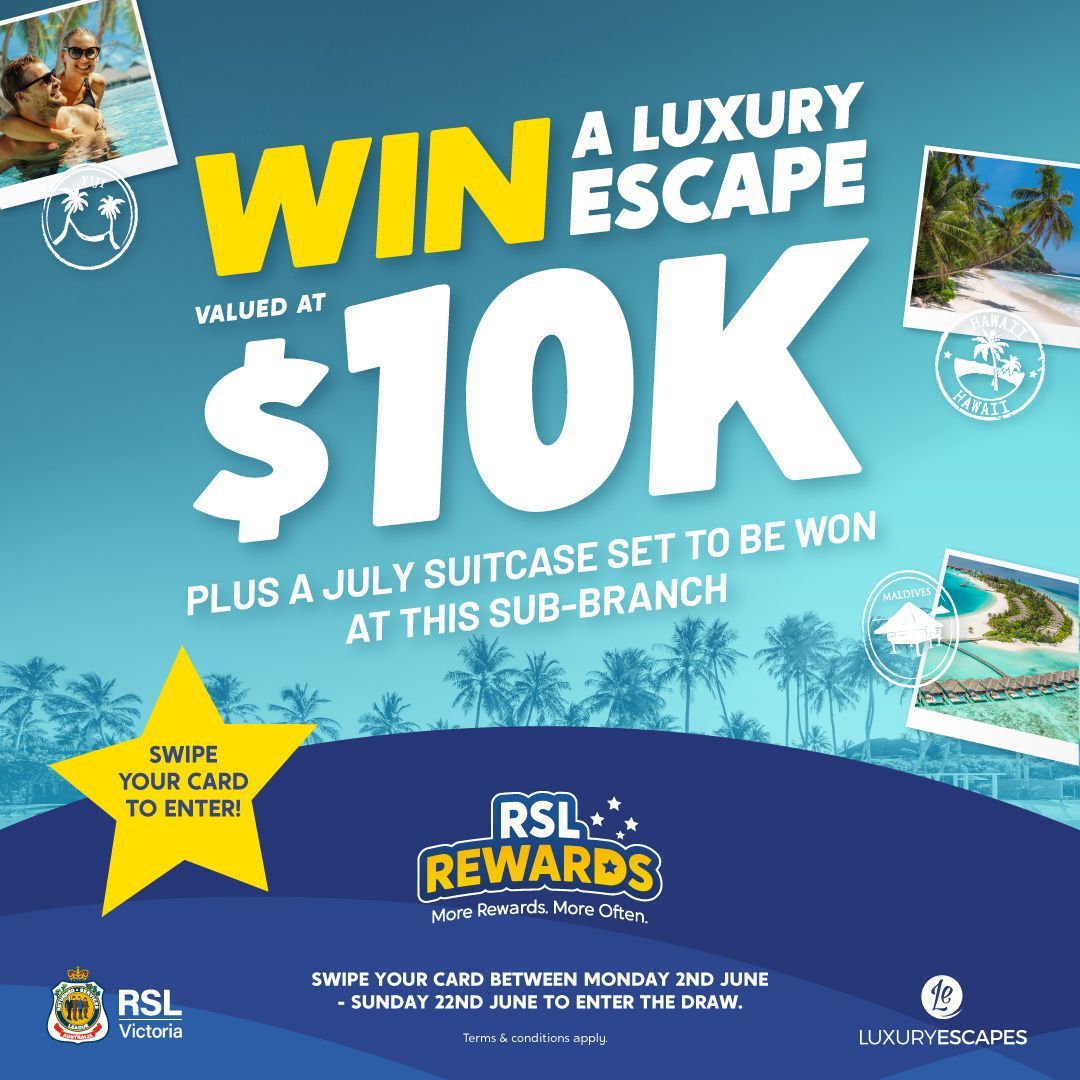 Swan Hill RSL Rewards Giveaway