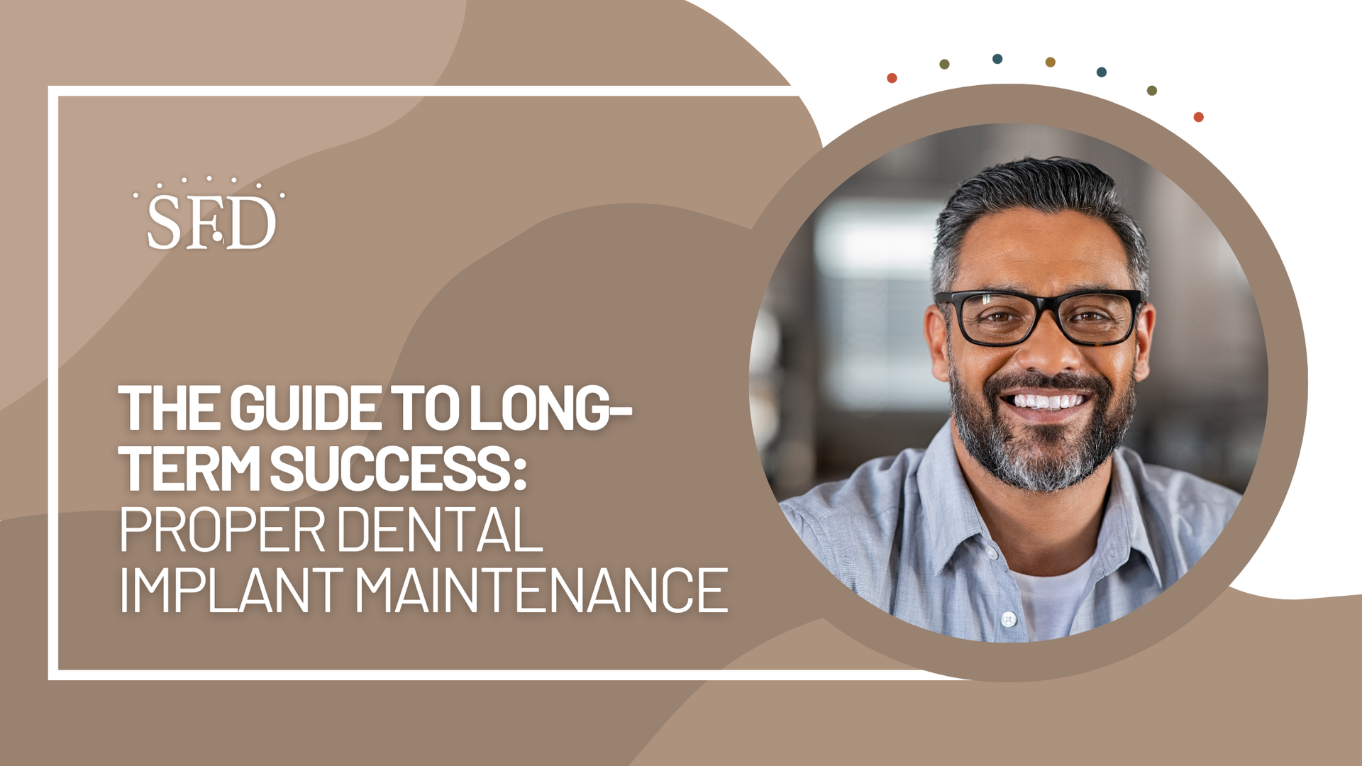 Man smiling with text