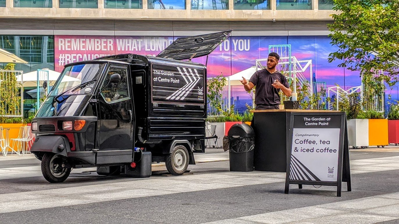 Mini-coffee van hire for events