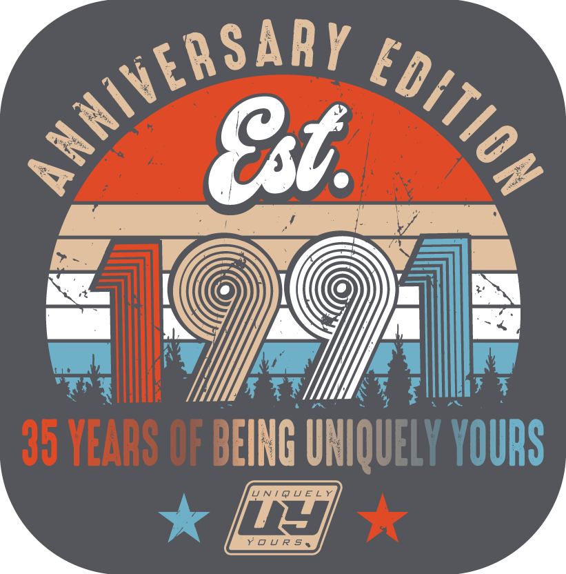 UY Vintage Anniversary — Claremore, OK — Uniquely Yours Screen Printing