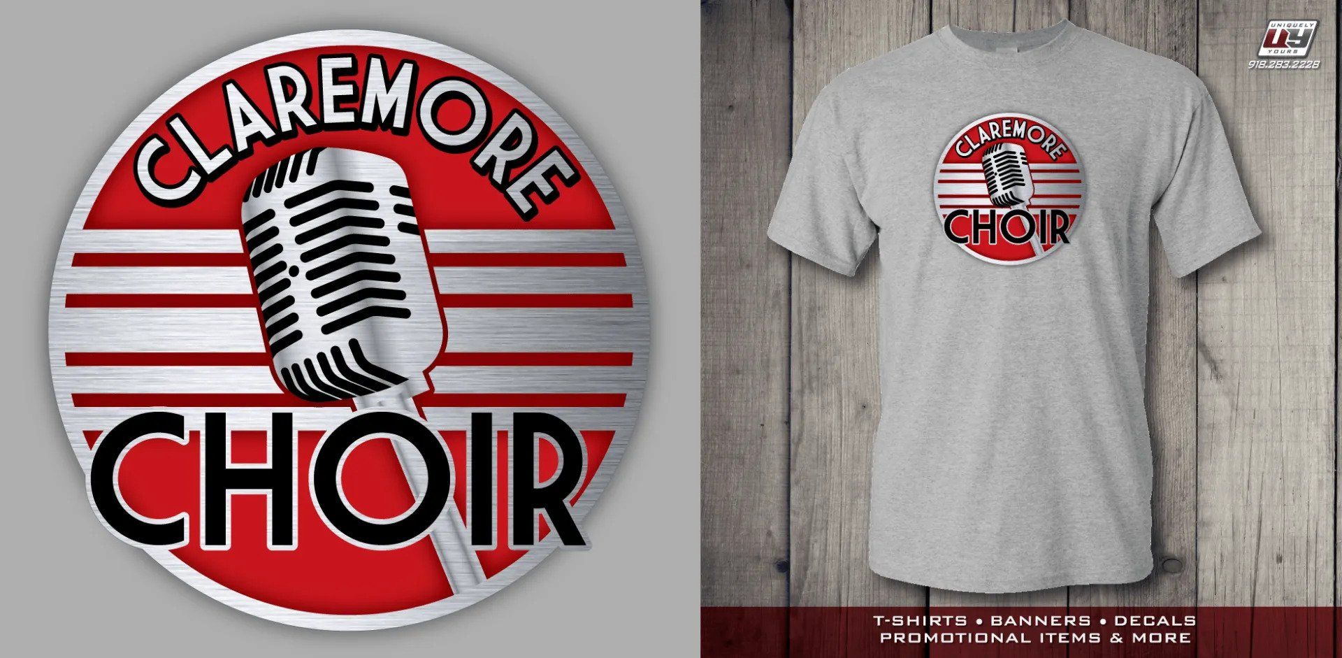 Claremore Choir T-shirt Design — Claremore, OK — Uniquely Yours Screen Printing