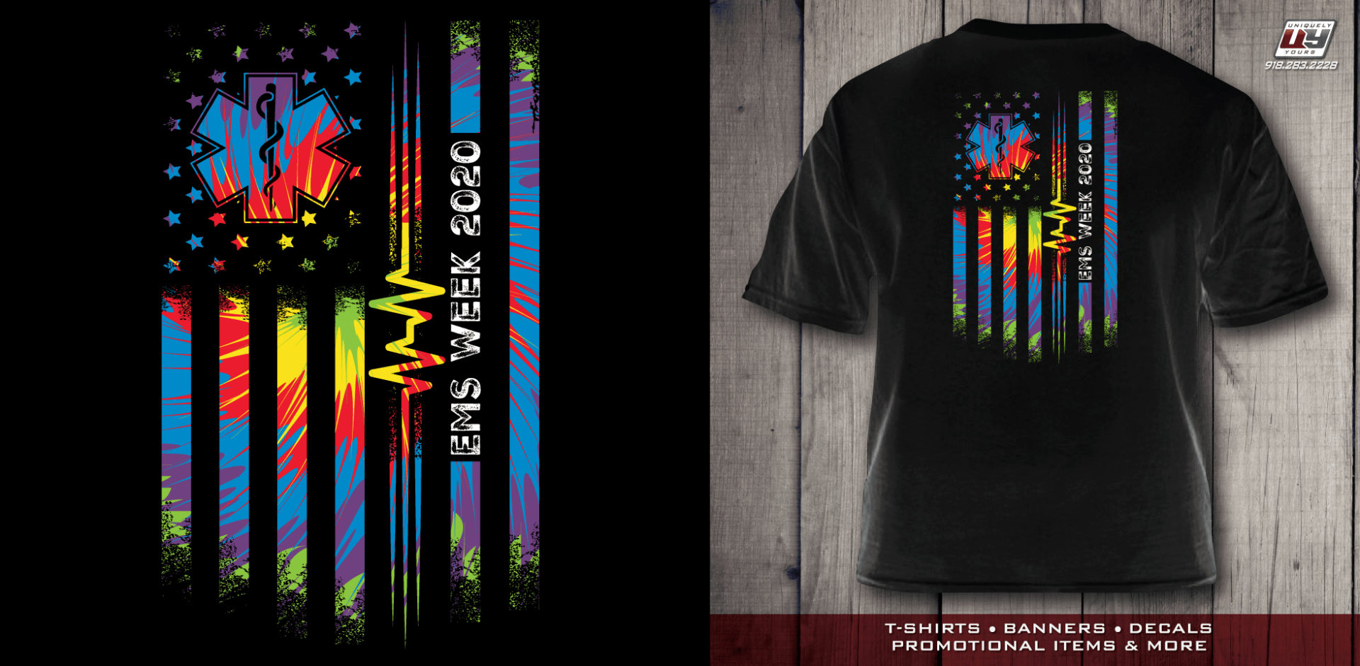 Don't Just Fly Soar T-Shirt Design — Claremore, OK — Uniquely Yours Screen Printing