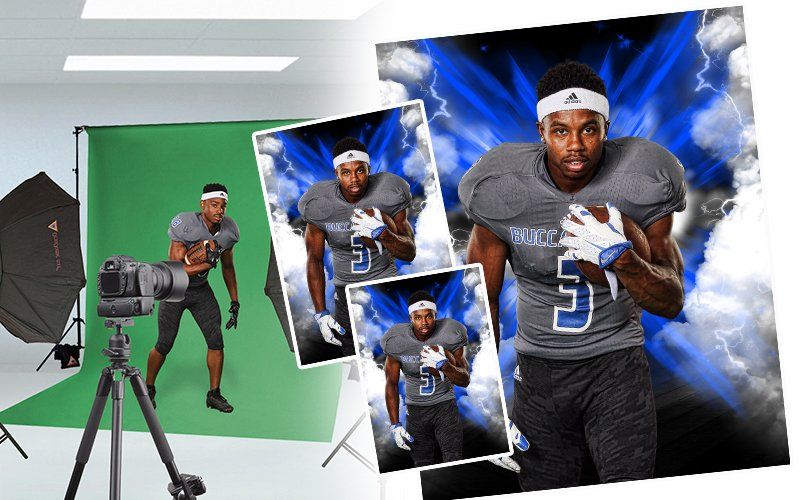 High School Sports Green Screen Photography