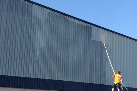 Warehouse Cladding Cleaning