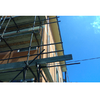 particolare del ponteggio