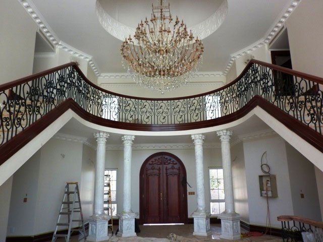 Bespoke Wrought-Iron Balustrade — South East Queensland — Upstairs