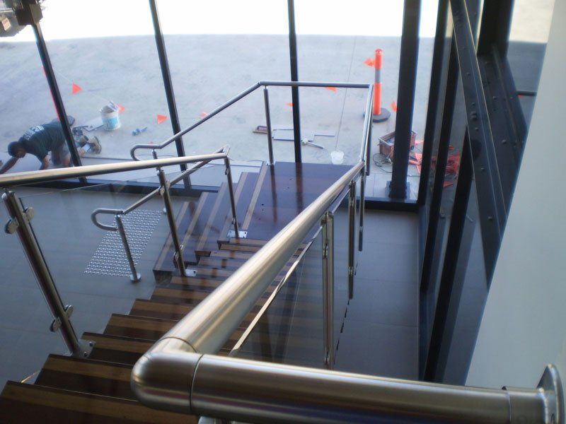 Steel Handrail — South East Queensland — Upstairs