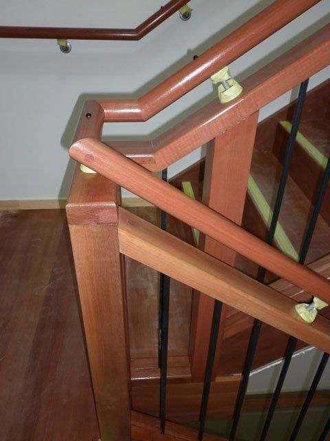 Vision Impaired Handrail — South East Queensland — Upstairs