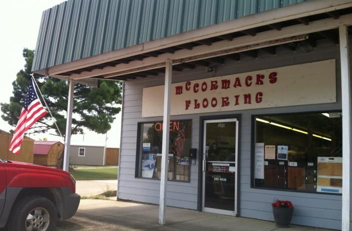 exterior of mccormack's flooring