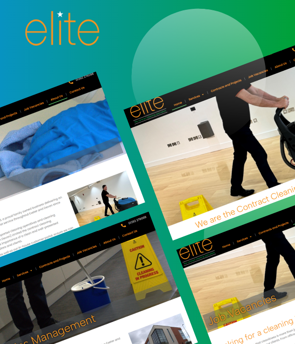 Portfolio Image | Elite Cleaning | Business Website