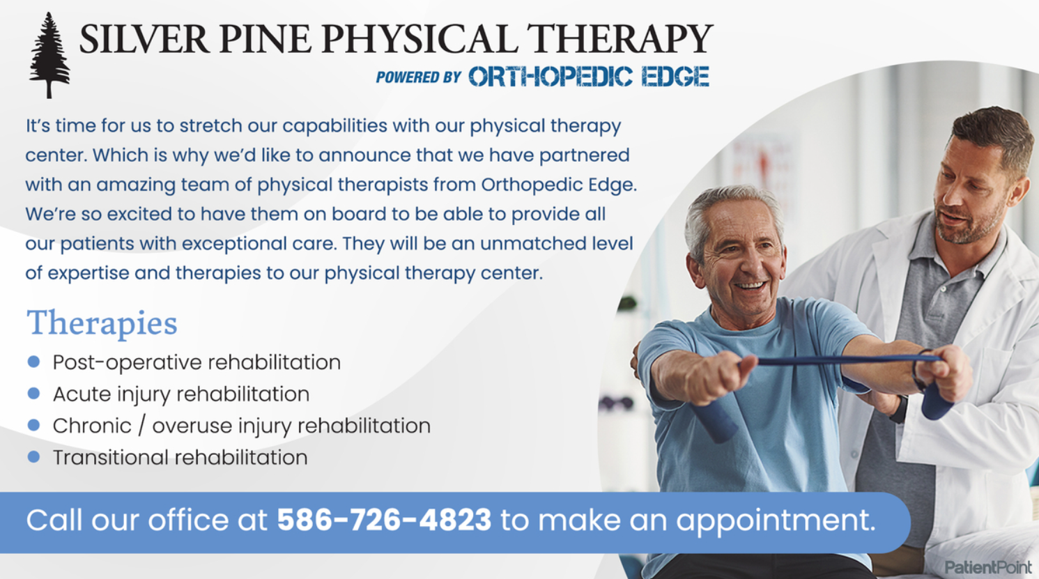 Physical Therapy Graphic | Silver Pine Medical Group