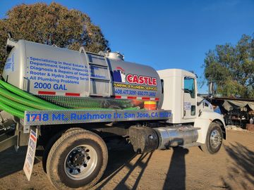 Septic System San Jose CA Castle Pumping Plumbing Service