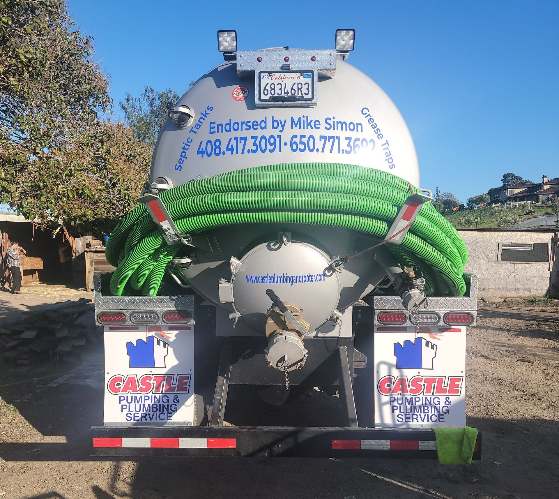 Septic Pumping San Jose CA Castle Pumping Plumbing Service