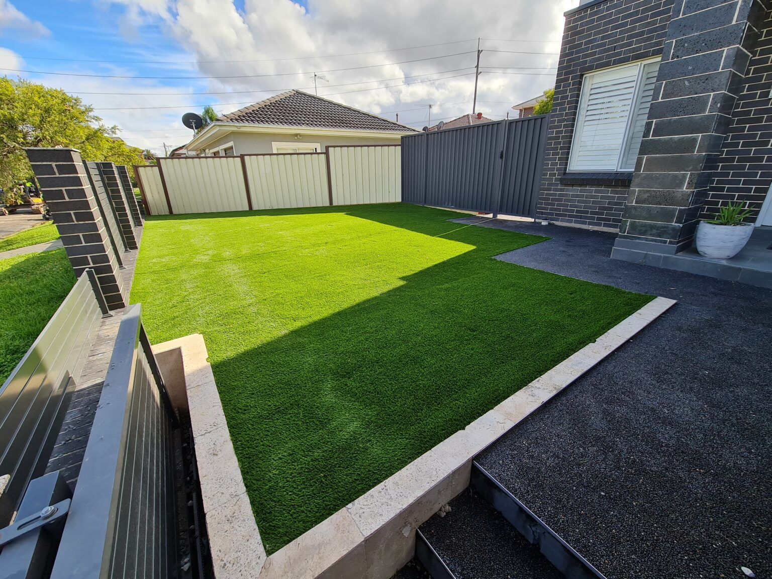 A Maintained Household backyard