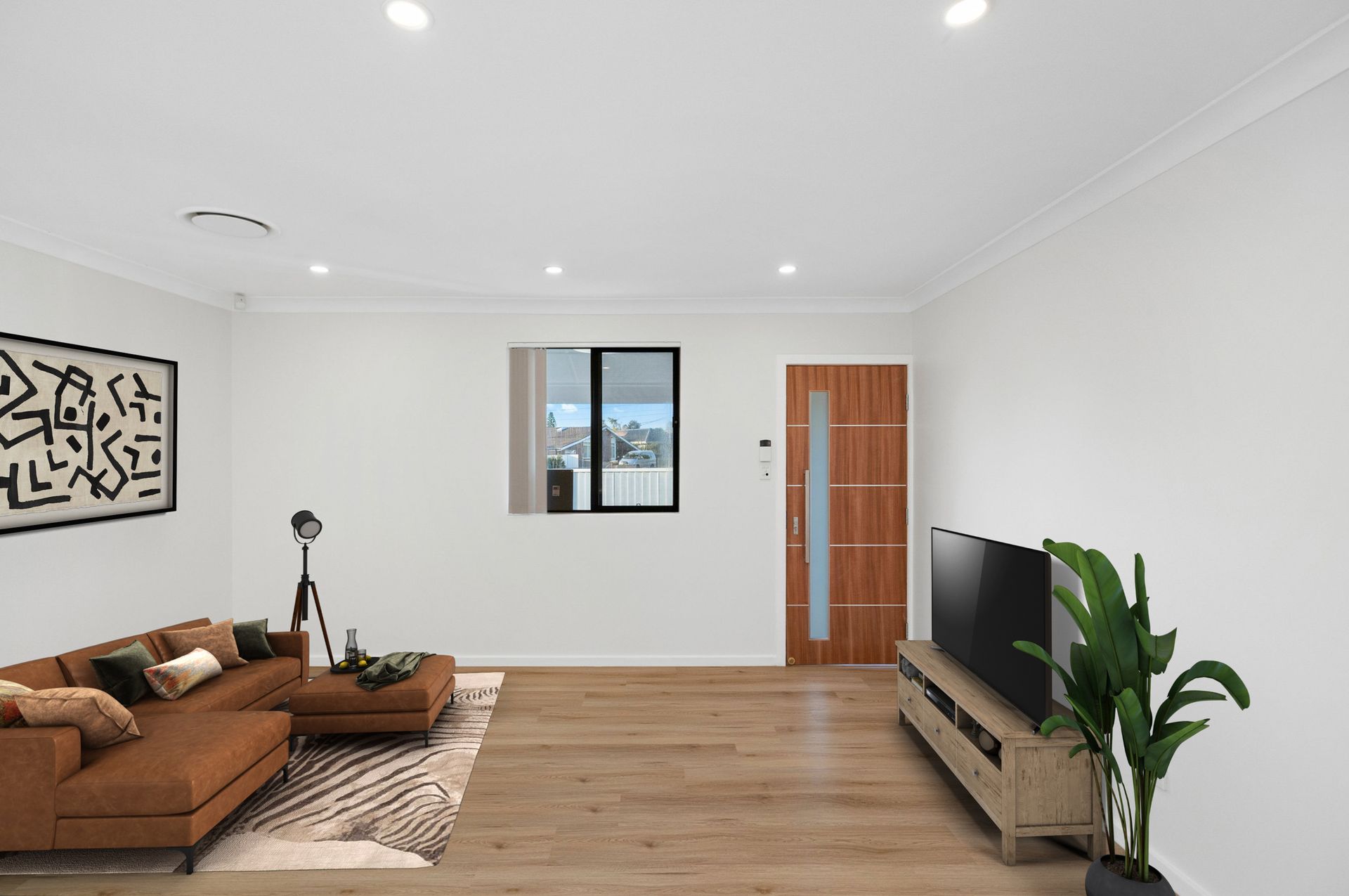 Custom Designed Duplex Living Area View