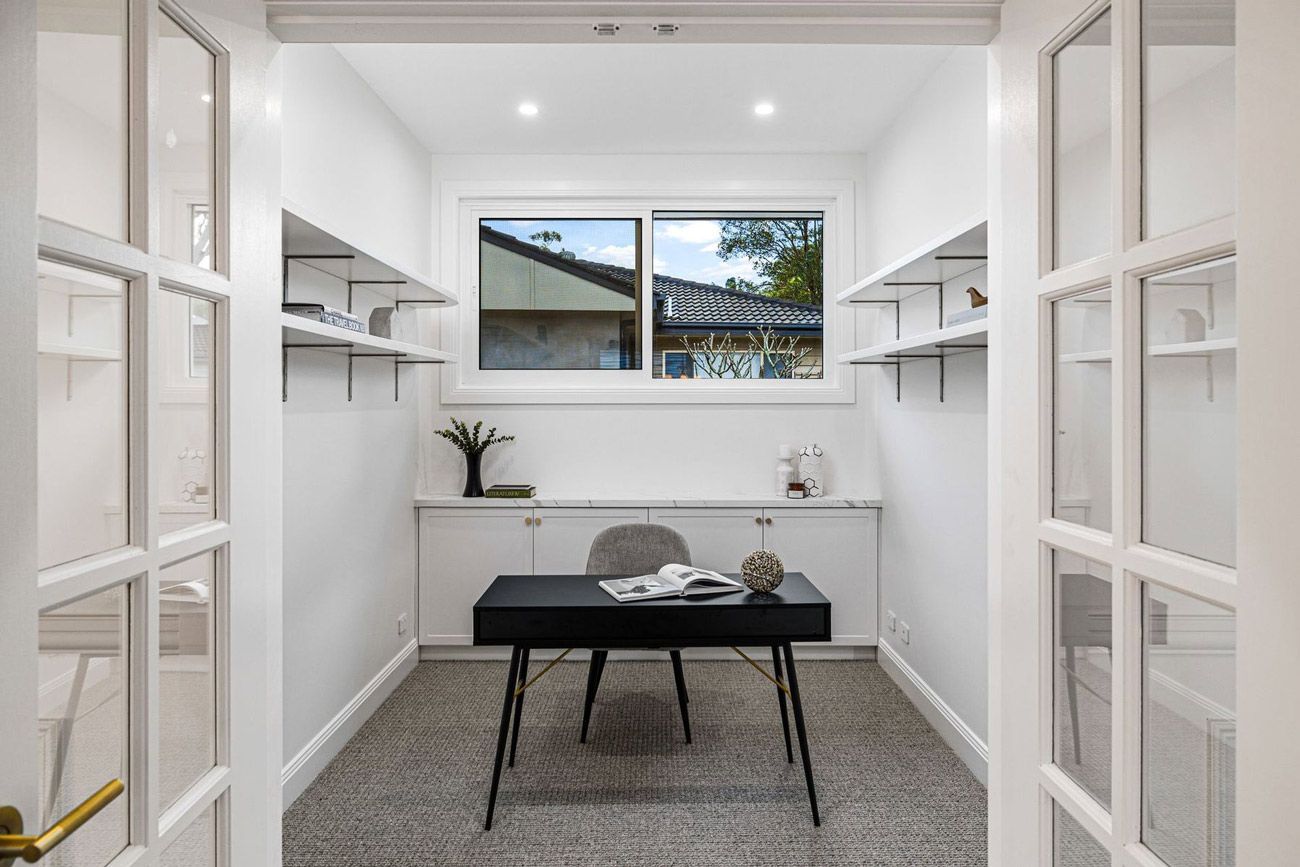 Knock Down Rebuilt Work Room View